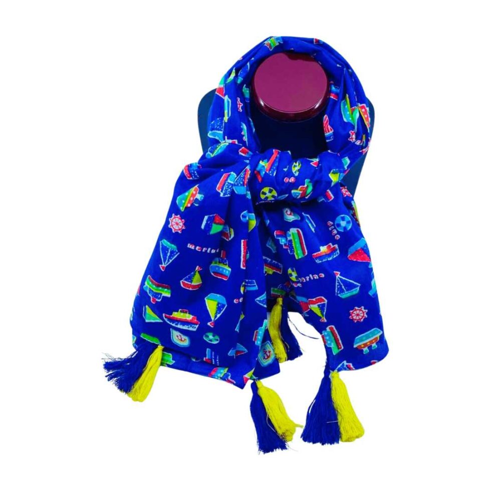 Foulard-Bleu-Bateaux-Garçon-05